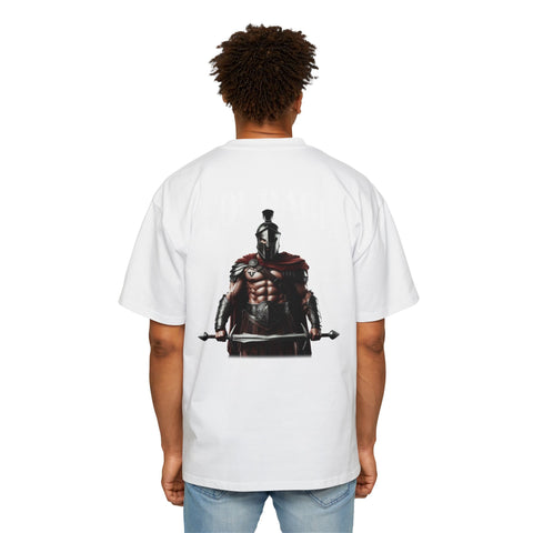 Men's Courageous Oversized Tee - Live By Courage, Die With Honor