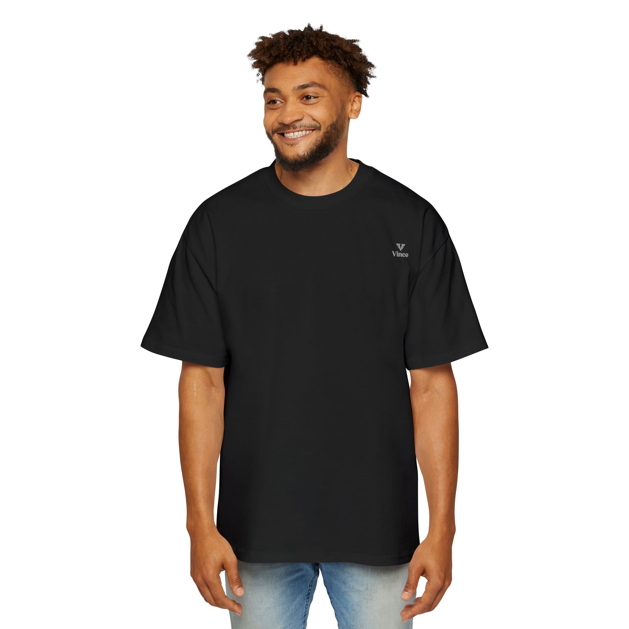 Courage Men's Courage Graphic Oversized Tee - Live by Courage, Die with Honor